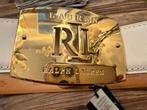Nieuwe Crème dames riem Gold Logo RL, 38-40/Medium/85cm,, Kleding | Dames, Riemen en Ceinturen, 3 tot 5 cm, Echt leder, Nieuw