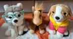 Studio pets knuffels hondjes jacky, wolfie, & pony millie, Kinderen en Baby's, Speelgoed | Knuffels en Pluche, Ophalen of Verzenden
