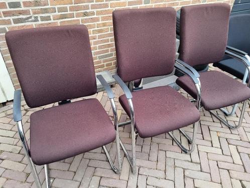 Vergaderstoelen merk Beta met verstelbare rugleuning en stap, Huis en Inrichting, Stoelen, Gebruikt, Vijf, Zes of meer stoelen