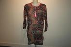 Missoni kleurrijk tuniek helemaal in print koort pompoen S.M, Kleding | Dames, Overige kleuren, Verzenden, Zo goed als nieuw, Missoni