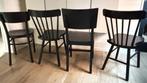 Eetkamer stoelen ikea, Huis en Inrichting, Stoelen, Ophalen, Zwart, Zo goed als nieuw, Vier