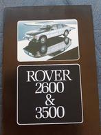 folder Rover 2600 & 3500 Franstalig, Ophalen of Verzenden, Zo goed als nieuw, Overige merken, Rover - British Leyland