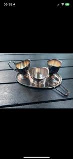 theeset verzilverd van douwe egberts, Ophalen of Verzenden, Zilver