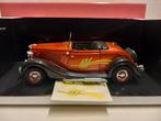 Ford V8 Roadster cabriolet red Solido 1:17 KRD, Hobby en Vrije tijd, Modelauto's | 1:18, Ophalen of Verzenden, Zo goed als nieuw