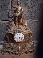 Antieke pendule met beeld, Ophalen of Verzenden