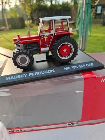 Massey Ferguson 188, mooie cabine. Vierwielaandrijving. Boer beschikbaar voor biedingen