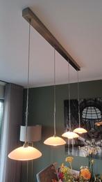 eettafellamp witte kelkjes schaaltjes, led, halogeen,dimbaar, Huis en Inrichting, Lampen | Hanglampen, Ophalen, Zo goed als nieuw