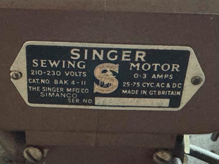Vintage Singer Naaimachine - Klassieker!, Hobby en Vrije tijd, Naaimachines en Toebehoren, Gebruikt, Naaimachine, Singer, Ophalen of Verzenden