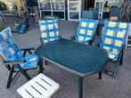 Zgan tuinset klein barstje tafel zie foto valt amper op, Tuin en Terras, Ophalen, Zo goed als nieuw