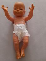 Realistische pop 45 cm incl luier meisjespop newborn, Verzenden, Gebruikt, Babypop