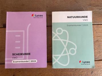 lyceo examenbundel VWO scheikunde en natuurkunde  beschikbaar voor biedingen