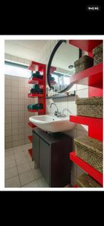 rode  ikea Lack wandrek/planken, Huis en Inrichting, Kasten | Boekenkasten, Ophalen, Gebruikt, 50 tot 100 cm, Minder dan 100 cm