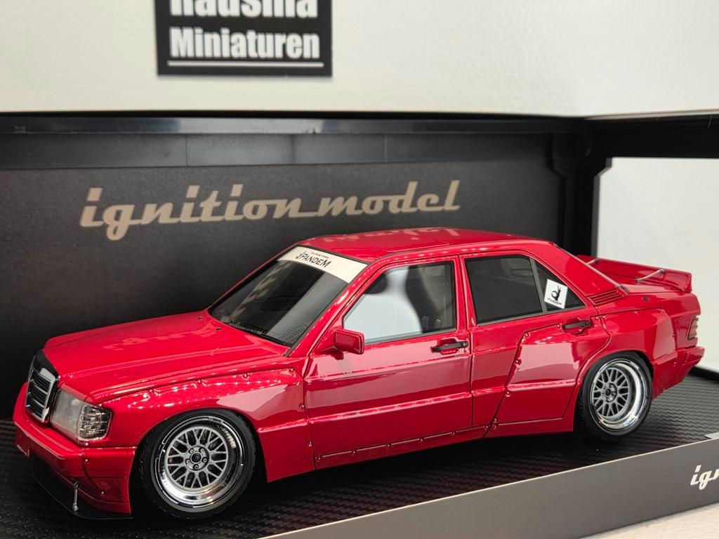 ≥ Mercedes-Benz 190e PANDEM - Red - 1:18 Ignition Models