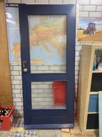 Mooie houten Merbau voordeur., Doe-het-zelf en Verbouw, Hout en Planken, Ophalen, Gebruikt, 25 tot 50 mm, 200 tot 250 cm