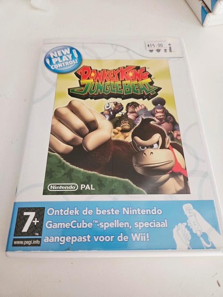 Donkey Kong Jungle Beat - Nintendo Wii, Spelcomputers en Games, Games | Nintendo Wii, Zo goed als nieuw, Platform, 1 speler, Vanaf 7 jaar