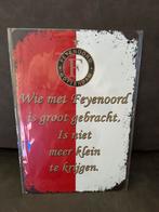 Wandbord Feyenoord Rotterdam, Verzamelen, Sportartikelen en Voetbal, Ophalen of Verzenden, Nieuw, Feyenoord, Overige typen