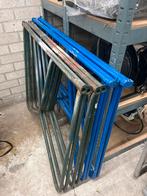 4 schragen Steigerframes - Gebruikt, Doe-het-zelf en Verbouw, Steigers, Ophalen, Gebruikt, Gevelsteiger, Minder dan 2 meter