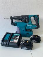 Makita DHR243 18V Combihamer + DX07 + 2x5.0Ah accu + Oplader, Doe-het-zelf en Verbouw, Gereedschap | Schuurmachines, Vlakschuurmachine