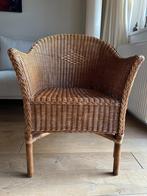 Mooie bruine, rieten stoel, Huis en Inrichting, Stoelen, Ophalen, Gebruikt, Bruin, Riet of Rotan
