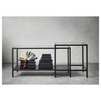 Glazen salontafel Vittsjo 2 sets, Huis en Inrichting, Tafels | Salontafels, Ophalen, Gebruikt, 100 tot 150 cm, 50 tot 100 cm