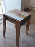 Sloophouten Piet Hein Eek kruk zithoogte naturel kleuren, Huis en Inrichting, Stoelen, Ophalen, Overige kleuren, Sloophout PHE