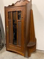 antiek eikenhouten wandkastje, Antiek en Kunst, Ophalen