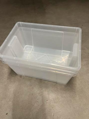 Opbergboxen (Ikea) met deksel en/of handgreep. beschikbaar voor biedingen