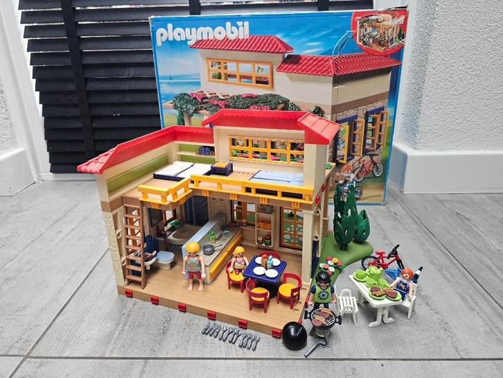 Playmobil Vakantiehuis 4857 (met doos, zonder boekje), Kinderen en Baby's, Speelgoed | Playmobil, Gebruikt, Complete set, Ophalen of Verzenden