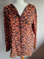Nieuwe brique stretch blouse print van Vila, maat S, Vila, Ophalen of Verzenden, Nieuw, Maat 36 (S)