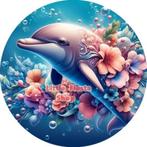 LF9184 icing frosting dolfijn 20cm eetbare taart plaat print, Hobby en Vrije tijd, Taarten en Cupcakes maken, Ophalen of Verzenden