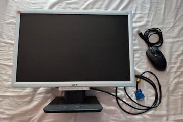Acer beeldscherm + gratis muis beschikbaar voor biedingen