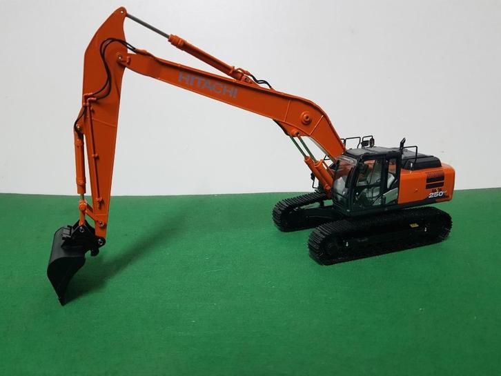 Hitachi Zaxis 250-6 graafmachine code 3 1/50, Hobby en Vrije tijd, Modelauto's | 1:50, Zo goed als nieuw, Overige typen, Overige merken