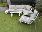 LIFE Ibiza loungeset met tafel en stoel, Tuin en Terras, Tuinsets en Loungesets, Ophalen, 4 zitplaatsen, Aluminium, Zo goed als nieuw
