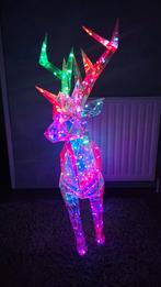 Decoratieve LED rendier rgb kerst hert, Ophalen of Verzenden, Zo goed als nieuw