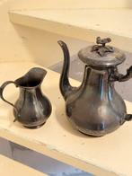 Tinnen koffie-, melkkan en suikerpot, Ophalen