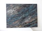 Acrylic on canvas 70x90cm abstract painting, Ophalen