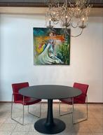 Leolux Columna eettafel Black edition NIEUW, Ophalen, Nieuw, Vijf personen of meer, Rond