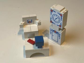 LEGO - Homemaker - Set 270 - Grandfather Clock, Chair and Ta beschikbaar voor biedingen
