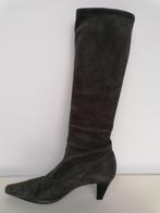 Laarzen  maat 38,5 - Peter Kaiser grijs suède, Peter Kaiser, Hoge laarzen, Ophalen of Verzenden, Grijs