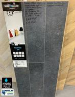 Waterbestendig Tegel Laminaat Stone Dark Grijs 8mm €13,95m2, Nieuw, Waterbestendig Tegel laminaat, Grijs, 75 m² of meer