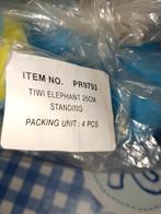 Tupperware blauwe olifant knuffel Tiwi & Friends, Ophalen of Verzenden, Nieuw, Olifant