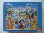 1000 st Disney 1000 st Disney "groepsfoto" puzzle - compleet, Ophalen of Verzenden, Gebruikt