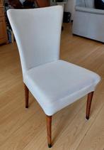 2 witte Giorgetti eetkamer stoelen, Huis en Inrichting, Stoelen, Ophalen, Hout, Gebruikt, Twee