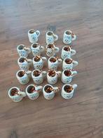 Schnaps glaasjes Stamperl porzellan fussball, Ophalen of Verzenden, Zo goed als nieuw, Borrel- of Shotglas