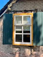Raam en deurkozijnen oude boerderij gebruikt incl. glas, Gebruikt, Raamkozijn, Hout, Ophalen