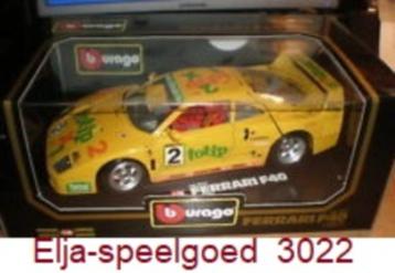 Bburago Ferrari 1:18 F 40 1987 GEEL TOTIP modelauto 3022 beschikbaar voor biedingen