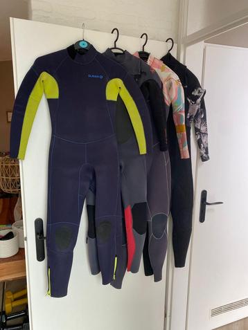 Kinder Wetsuits - Gebruikt, verschillende diktes beschikbaar voor biedingen