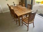 Teak houten eetkamer set compleet, Huis en Inrichting, Ophalen, Gebruikt