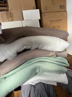 6 fleece dekentjes/kleedjes ; 1x gebruikt voor onze bruiloft, Ophalen, Zo goed als nieuw