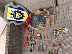 Ridders kasteelmuur Playmobil poppetjes speren zwaard doos, Ophalen of Verzenden, Gebruikt, Complete set